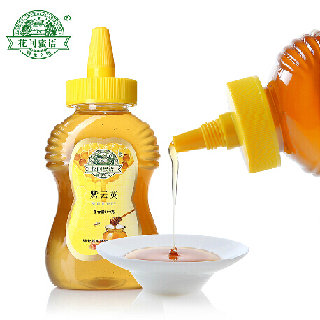 花间蜜语 紫云英蜂蜜 纯净农家蜂蜜 出口蜜 瓶装500g 包邮